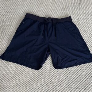 Navy Blue Athletic Shorts- Like New!